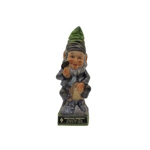 Vintage‎ Hoffman Original Gnome Leprechaun Sherry Decanter 1/10 Pint Empty 6.5"